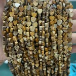 No_1003_Natural Picture Jasper Flat Heart_6mm_(Sold Per Strand)