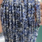 No_1005_Natural Blue Spot Jasper Flat Heart_6mm_(Sold Per Strand)