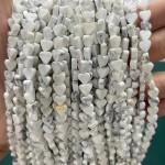 No_1018_Natural White Turquoise Flat Heart_6mm_(Sold Per Strand)