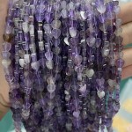 No_1045_Natural Amethyst Flat Heart_6mm_(Sold Per Strand)