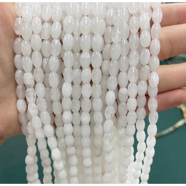 No_1088_Natural White Corn Pearl_5*8mm_(Sold Per Strand)