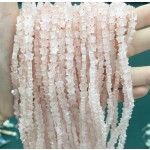 No_1090_Natural Rose Quartz Five Pointed Star_6mm_(Sold Per Strand)
