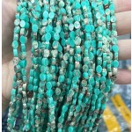 No_143_Synthetic Green Imperial Jasper Flat Oval Bead_6*4mm _(Sold Per Strand)
