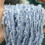No_167_Synthetic Purple Agate Double Hole Square Bead_5*2mm_(Sold Per Strand)