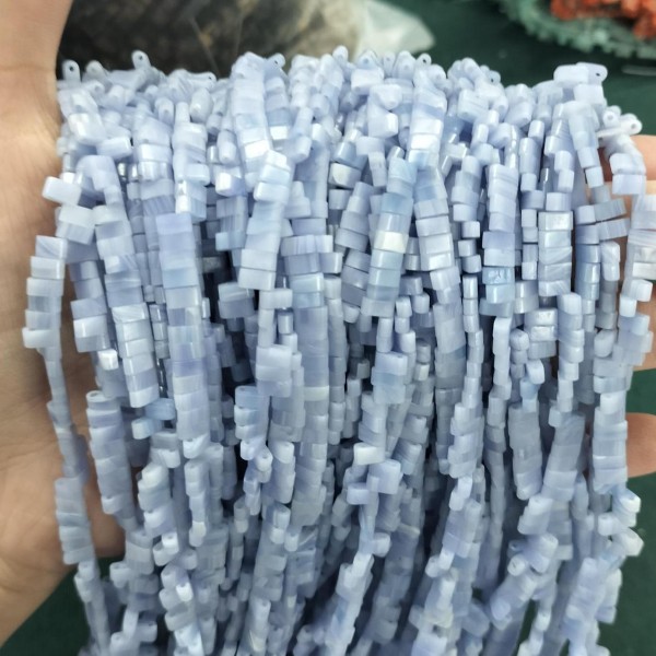No_167_Synthetic Purple Agate Double Hole Square Bead_5*2mm_(Sold Per Strand)