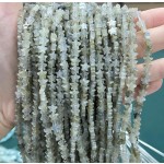 No_1103_Natural White Labradorite Five Pointed Star_6mm_(Sold Per Strand)