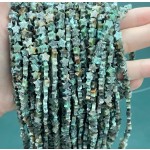 No_1110_Natural African Turquoise Five Pointed Star_6mm_(Sold Per Strand)