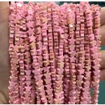 No_1126_Synthetic Pink Imperial Jasper Five Pointed Star_6mm_(Sold Per Strand)