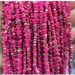 No_1127_Synthetic Rose Red Imperial Jasper Five Pointed Star_6mm_(Sold Per Strand)