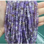 No_1135_Natural Amethyst Five Pointed Star_6mm_(Sold Per Strand)