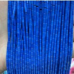 No_1147_Synthetic Lapis Lazuli Round Tube_2*4mm_(Sold Per Strand)