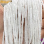 No_1160_Natural White Jade Round Tube_2*4mm_(Sold Per Strand)