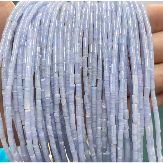 No_1173_Synthetic Purple Agate Round Tube_2*4mm_(Sold Per Strand)