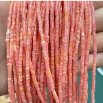 No_1175_Synthetic Rhodochrosite Round Tube_2*4mm_(Sold Per Strand)