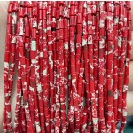 No_1195_Synthetic Red Imperial Jasper Round Tube_2*4mm_(Sold Per Strand)