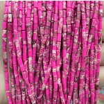 No_1197_Synthetic Rose Red Imperial Jasper Round Tube_2*4mm_(Sold Per Strand)