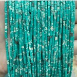 No_1202_Synthetic Green Imperial Jasper Round Tube_2*4mm_(Sold Per Strand)