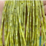No_1215_Natural Xiuyu Jade Round Tube_2*4mm_(Sold Per Strand)