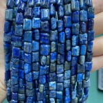 No_1292_Enhanced Lapis Lazuli Rectangle_6*8mm_(Sold Per Strand)