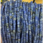 No_1411_Natural Blue Lace Agate Cylinder Beads_4*4mm_(Sold Per Strand)