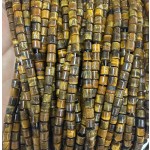 No_1442_Natural Yellow Tiger Eye Stone Cylinder_4*4mm_(Sold Per Strand)