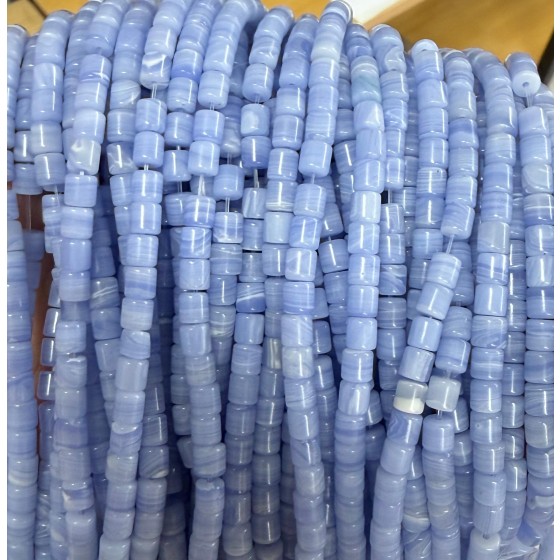No_1454_Synthetic Purple Agate Cylinder_4*4mm_(Sold Per Strand)