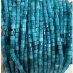No_1480_Apatite Imitated Chalcedony Cylinder_4*4mm_(Sold Per Strand)