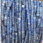 No_1488_Natural Blue Aventurine Cylinder_4*4mm_(Sold Per Strand)