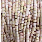 No_1489_Synthetic Pink Imperial Jasper Cylinder_4*4mm_(Sold Per Strand)