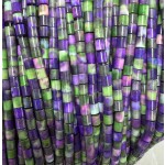 No_1491_Synthetic Colorful Stone Cylinder_4*4mm_(Sold Per Strand)