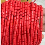 No_1493_Synthetic Red Jasper Cylinder_4*4mm_(Sold Per Strand)