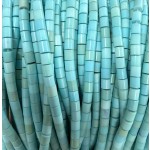 No_1494_Synthetic Lake Blue Stone Cylinder_4*4mm_(Sold Per Strand)