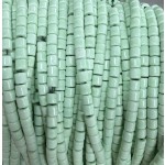 No_1503_Light Porcelain Green Glass Cylinder_4*4mm_(Sold Per Strand)