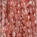 No_1585_Synthetic Watermelon Red Crystal Coin Beads_8mm_(Sold Per Strand)