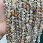 No_1638_Natural Crazy Agate Center Drilled (short) Crescent Bead_8mm_(Sold Per Strand)