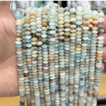 No_1701_Natural Amazonite Flying Saucer Bead_6*3mm_(Sold Per Strand)