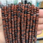 No_1705_Natural Golden Swan Stone Saucer Beads_6*3mm_(Sold Per Strand)