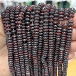 No_1714_Natural Red Poppy Jasper Flying Saucer Beads_6*3mm_(Sold Per Strand)
