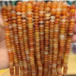 No_1716_Natural Red Aventurine Flying Saucer Beads_6*3mm_(Sold Per Strand)