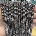 No_1732_Natural Coffee Labradorite Saucer Beads_6*3mm_(Sold Per Strand)