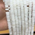 No_1804_Natural White Jade Spacer_10*4mm_(Sold Per Strand)
