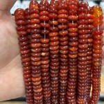 No_1817_Natural Red Agate Spacer_10*4mm_(Sold Per Strand)