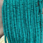 No_1978_Synthetic Turquoise Rondelle Beads_4*2mm_(Sold Per Strand)