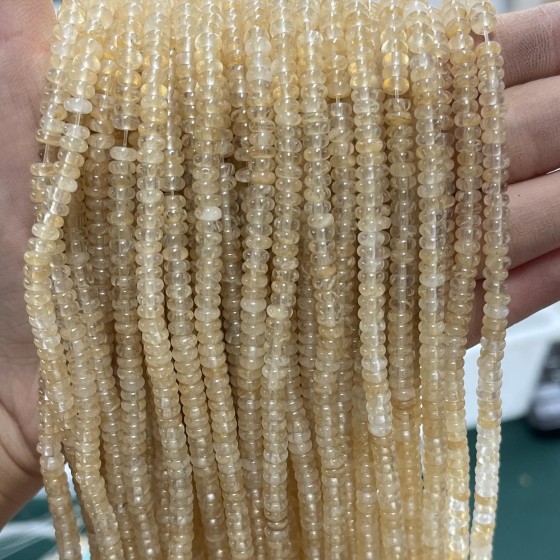 No_1979_Synthetic Watermelon Crystal Rondelle Beads_4*2mm_(Sold Per Strand)