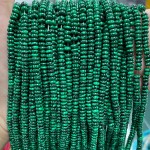 No_2000_Synthetic Malachite Rondelle Beads_4*2mm_(Sold Per Strand)