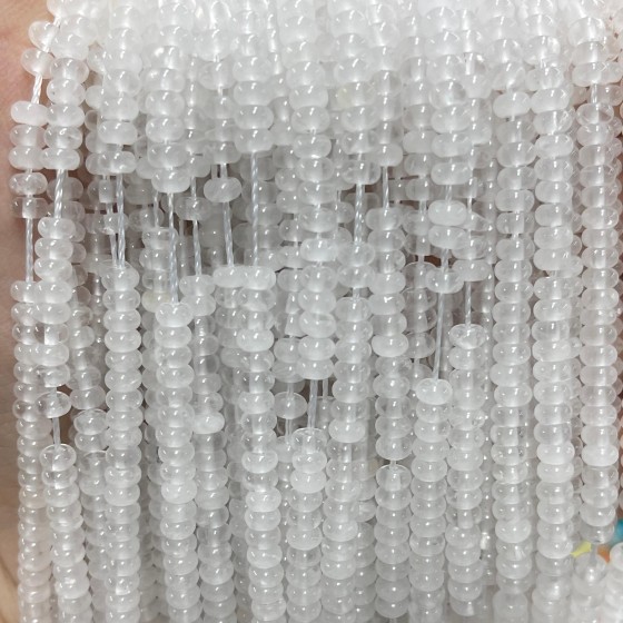 No_2004_Natural White Crystal Rondelle Beads_4*2mm_(Sold Per Strand)