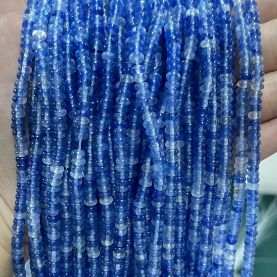 No_2021_Synthetic Watermelon Blue Crystal Rondelle Beads_4*2mm_(Sold Per Strand)