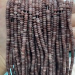 No_2043_Natural Purple Aventurine Rondelle Beads_4*2mm_(Sold Per Strand)