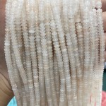 No_2044_Natural Ice Transparent Pink Aventurine Rondelle Beads_4*2mm_(Sold Per Strand)