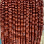 No_2069_Natural Red Jasper Rondelle Beads_4*2mm_(Sold Per Strand)